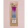 Candles for the Cake "High Spiral", 6 pcs, pink gradient, silver, blue