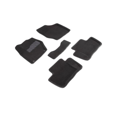 Pile rug for Peugeot 408, 2012-, black
