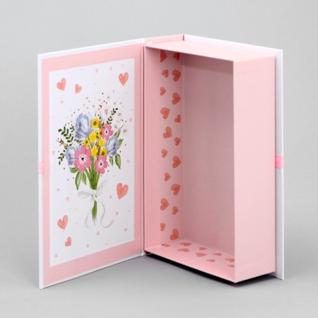 Box - book, gift packaging, “for you”, 20 x 12.5 x 5 cm-5