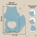 Silicone Bitter “Squirrel”, Blue color, Mum & Baby