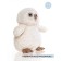 Soft Gulliver toy "Owl Sofia", white color, 23 cm