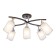 Ceiling chandelier Citilux "Fortune" CL156152, 47x36x35 cm, 5x75W, e27, brown color