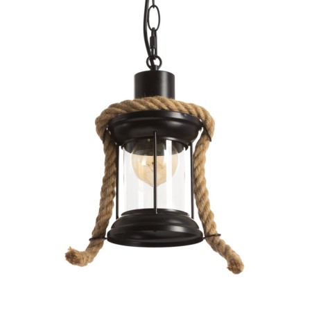 Lamp "Lantern" E27 40W black 8x8x15-115cm-1
