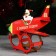 Organizer for bottles "Santa Claus on an airplane"