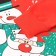 New Year. Pajama nursery (longshit/pants), red color, height 98 cm