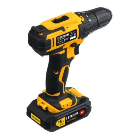Drill screwdriver Brush Steher CD-160-2, 350-1350 rpm, 2 AKBX2 Ach, 2 Skor., 35 Nm-2