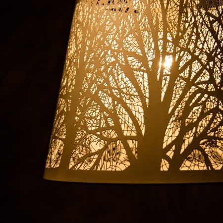 Bayerlux lamp "Thicket" 3he27 40W white 40x40x20-90cm-3