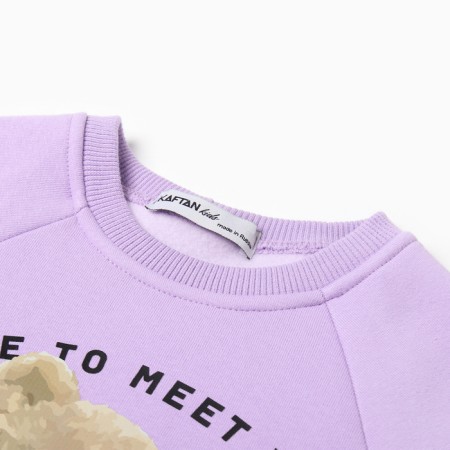 Kid for children (jumper, trousers) KAFTAN HELLO R.36 (134-140), lilac-6