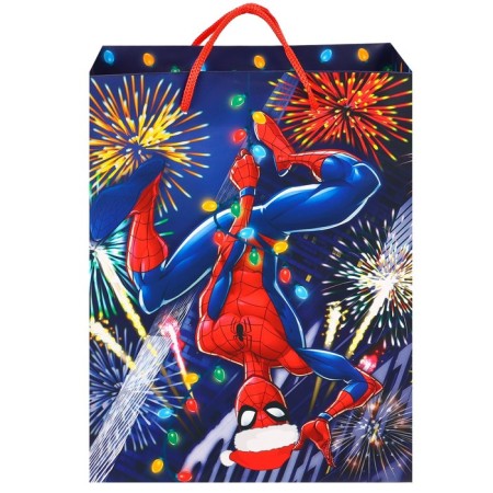 New Year. Gift package, 23x18x11.5 cm, packaging, spider-man-4