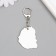 Acryl keychain "Unicorn and popcorn" 4.3x3.7 cm
