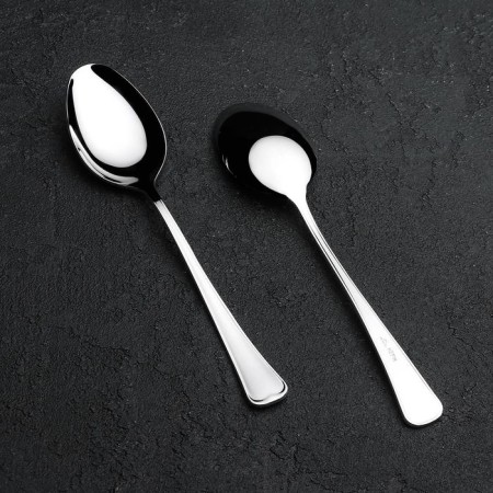 Dessert Garde spoon "Mondial", h = 17 cm, thickness 2.5 mm, silver color