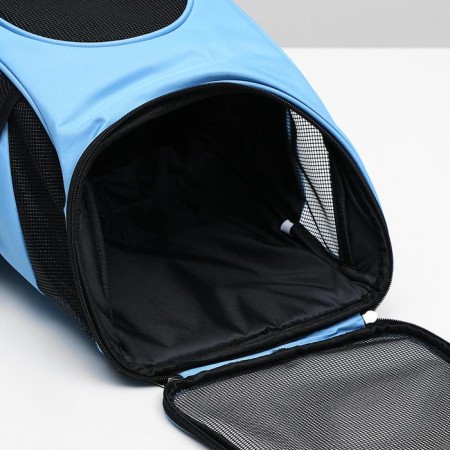 Backpack for carrying animals, 31.5 x 25 x 33 cm, blue-2