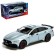 Metal car "coupe", 1:24, doors, hood, trunk, inertia, gray color are opened