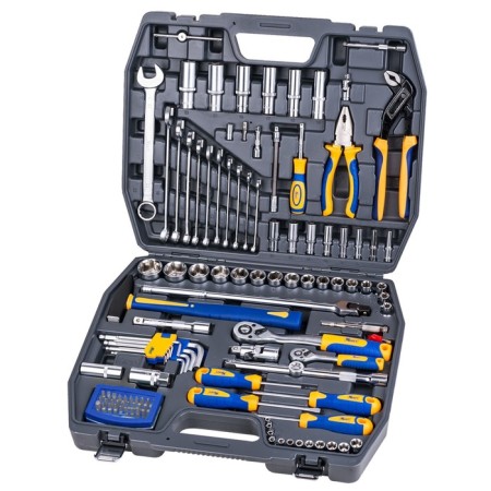 The instrument set Kraft KT700679, 1/2 "and 1/4", 4-32 mm, E10EE16, 120 items-1