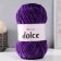 Yarn "Dolce" 100% micropoliester 120m/100g (792 purple)