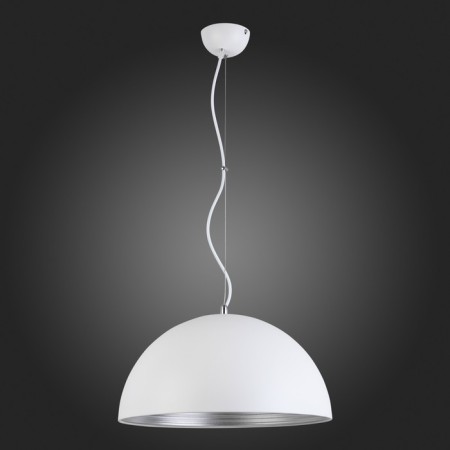 Suspension lamp ST LUCE. SL279.503.01. TAPPO. 1x60 W, E27, 40x40x20 cm, white color-4
