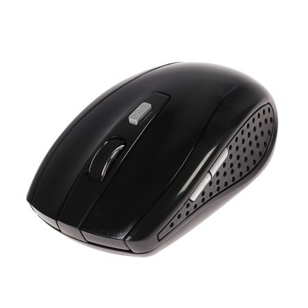 Mouse Luazon MB-1.1, wireless, optical, 3200 dpi, from 2 batteries, USB, black-1