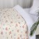 Fleet blanket "Valentine", size 150x200 cm, milk color