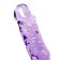 Falloimitator Realistic, TPE, 21 cm, purple color
