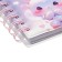 Notebook Gift Book on the comb 80l, line, color block, PVC Bunny PVC cover (10x10.5cm) 10539