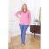 Female jumper, size 56, pink color