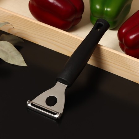 Vegetable cleaning of the share "Chile", 18.5 cm, black color-2