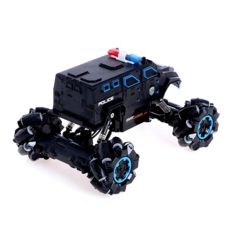 Radio-controlled car "Jeep-Akrobat", 4WD, traffic in all directions, batteries, blue color-2