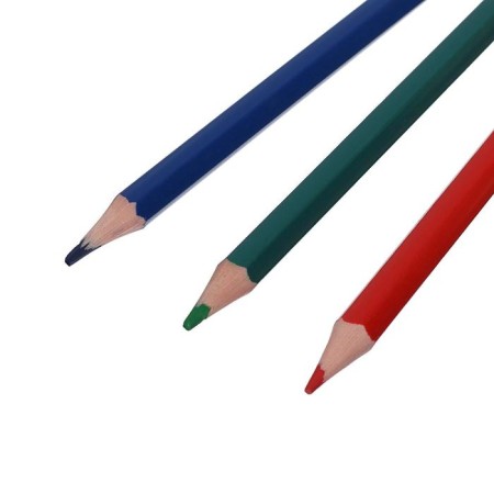 Color pencils 6 colors Zoo, plastic, hexagonal-1