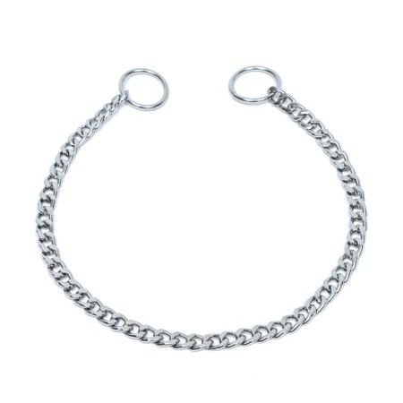 Collar - Metallic a single strain, 45 cm, wire thickness 2 mm, flat link-1