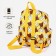 Baby backpack on lightning, 3 outer pockets, yellow color