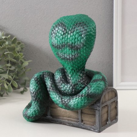 New Year's figure "Cobra on the chest" 20 x 17 x 12 cm.-3