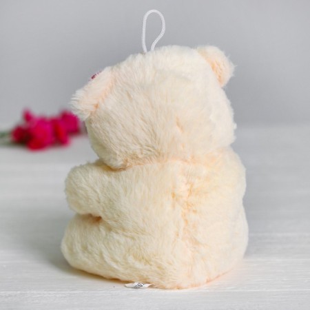 Soft toy "Trunk with heart", the color is red-5