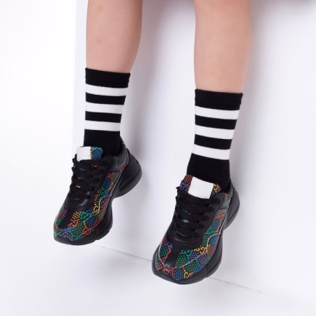 Golphs children, black color with white stripes, size 18-20-9