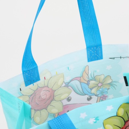 Baby bag without fastener, blue color-2