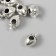 Bead for creativity Metal "Strawberries" silver 0.9x1.6 cm