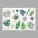 Sticker plastic interior color "tropical leaves" 40x60 cm