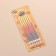 Candles in the cake "Royce. Gradient", 13 cm, high, 18 pcs, black, burgundy, golden