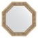Mirror in the baguette frame, silver aqueduct 93 mm, 72x72 cm