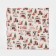 Box for confectionery with PVC lid "Winter Vacations", 13 x 13 x 3 cm, New Year