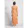 Sarafan female, size 50, Orange color