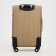 Small suitcase 24 "on lightning, code castle, with extension, beige color