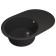 Quartz-quartz kitchen-quartz Uperwood Quartz UPD-02, oval, color 04 black