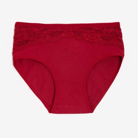 Cowards women's slips, red color, size 52-54