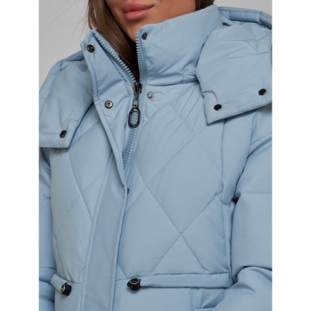 Winter jacket female, size 50, blue color-11