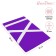 Naspinnik for gymnastics and dancing Grace Dance, 38x25 cm, purple color