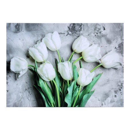 Picture on canvas "White Tulips" 50*70 cm