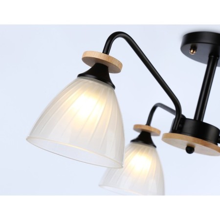 Suspended Ambrella Light, Modern, TR9564, 3HE27, Black Color-3