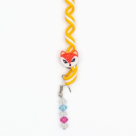 Hair decoration, spiral "Mix" 22 cm-8