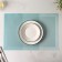 Serving napkin on the table "Triton", 45 × 30 cm, turquoise color