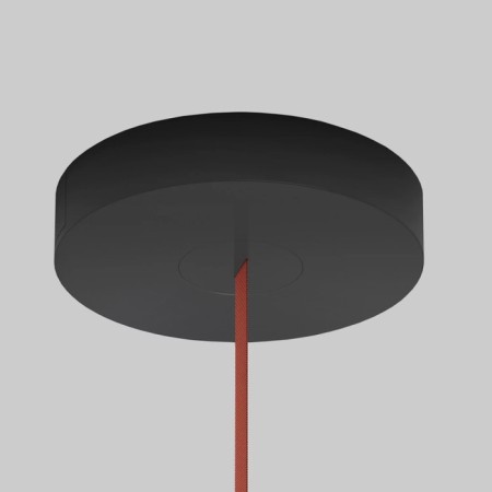 TR5511-BK Patch base with the possibility of feeding Belty Base D260mm H50mm IP20 Black alum-1